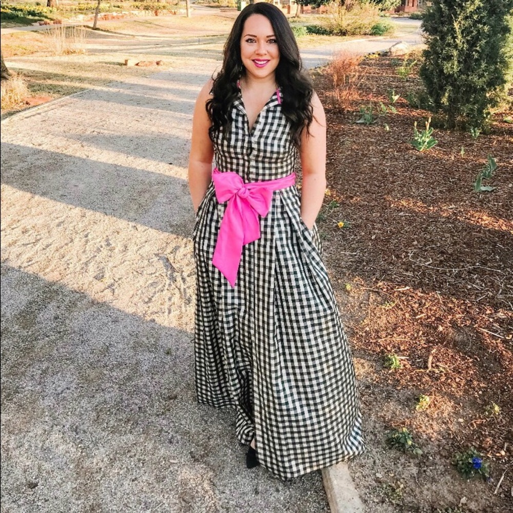 Gingham Maxi